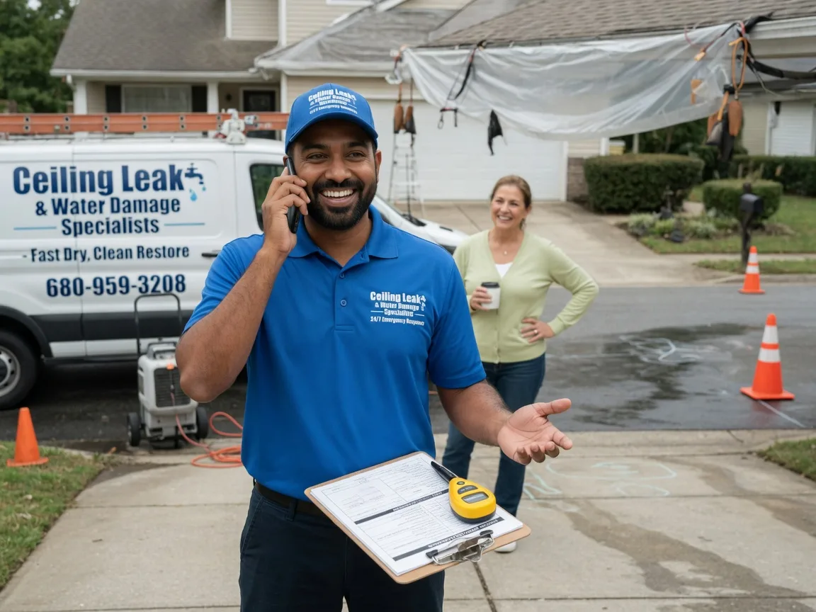 Ceiling Leak Cleanup High Point, NC FAQs